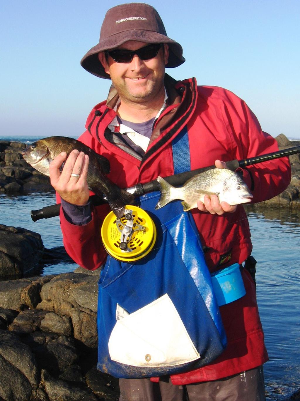 6. What I would call bread and butter fish off the rocks. Drummer and bream © Gary Brown